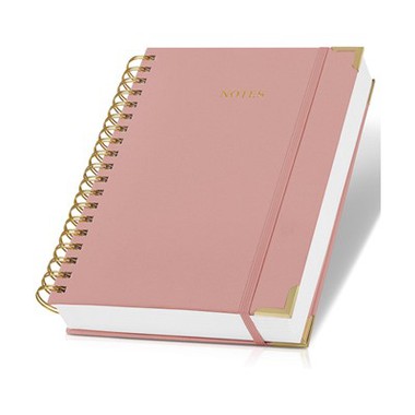 Roze notitieboekjespiraal